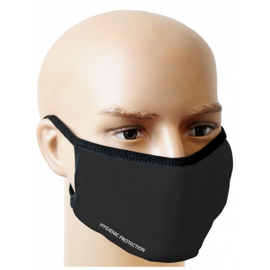Bawełniana maseczka na twarz - maska ochronna WIELORAZOWA 	MS-CZ2W